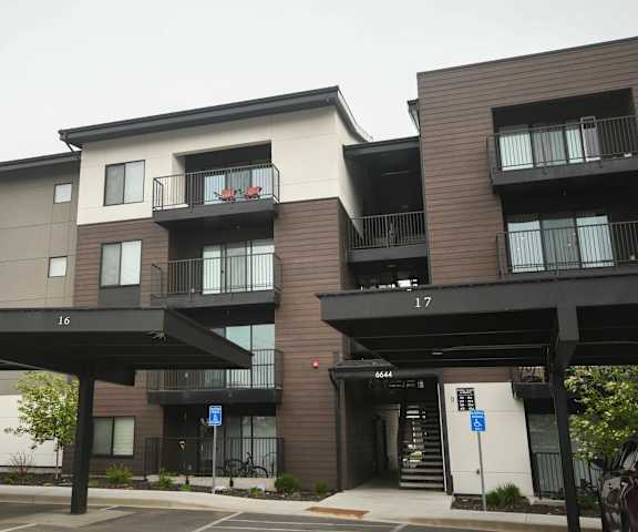 a new apartment building on a city street