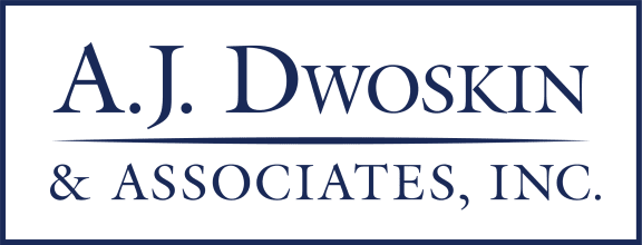 A J Dwosking Logo for Website Footer