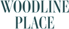 The image displays the words "WOODLINE PLACE" in large, dark letters.