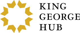 A logo with the words King George Hub is displayed.