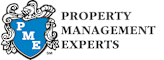 A logo with the text "PROPERTY MANAGEMENT EXPERTS" and a tagline "Property Management Is Our Only Business".