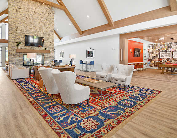 our apartments showcase a beautiful living room