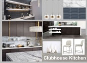 Thumbnail 2 of 3 - a set of 4 images of a kitchen with different colors and lighting