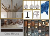 Thumbnail 3 of 3 - a room with a table and chairs and a club house