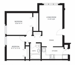 oxford two bedroom apartment rental