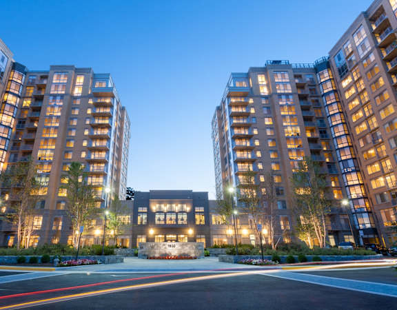 Night View at Harrison at Reston Town Center, Reston, VA, 20190