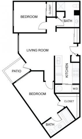 Floor Plan  TerraceMountScott_FloorPlan_ApartmentSketch