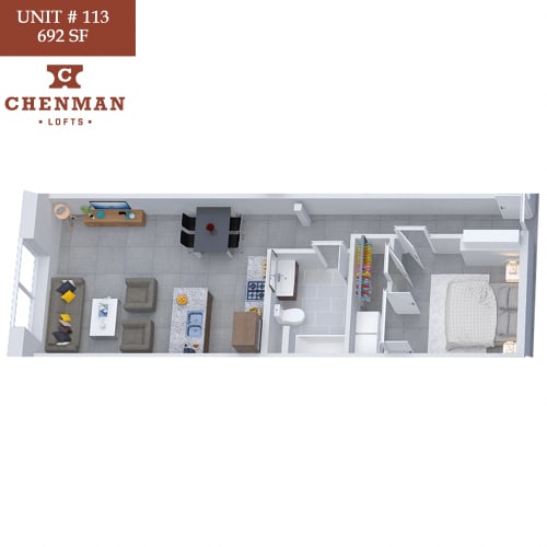 Floor Plan  Chenman Lofts 113
