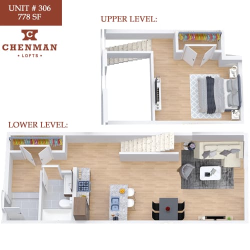 Floor Plan  Chenman Lofts 306