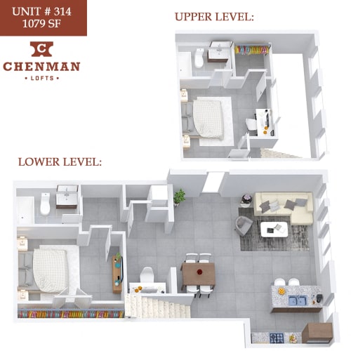 Floor Plan  Chenman Lofts 314