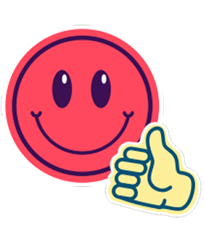 A graphic with the word "VIBES" and two hands in the center.
