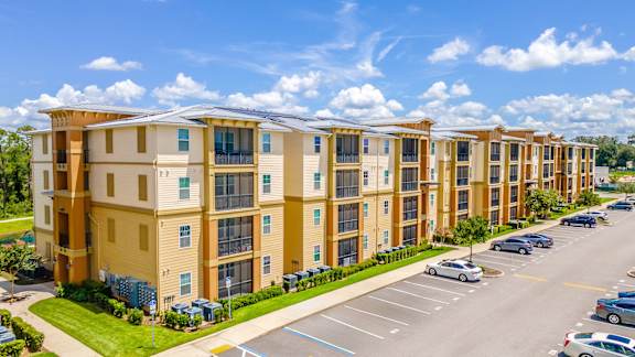 A promotional image for a lease special offering up to two months free on select apartment homes.