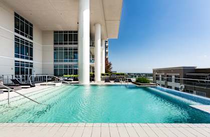 Sparkling Swimming Pool at The Heights at Park Lane, Texas, 75231
