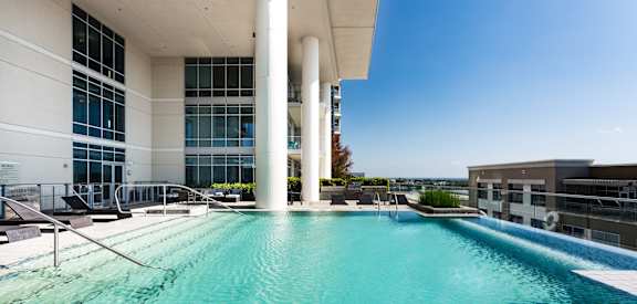 Sparkling Swimming Pool at The Heights at Park Lane, Texas, 75231