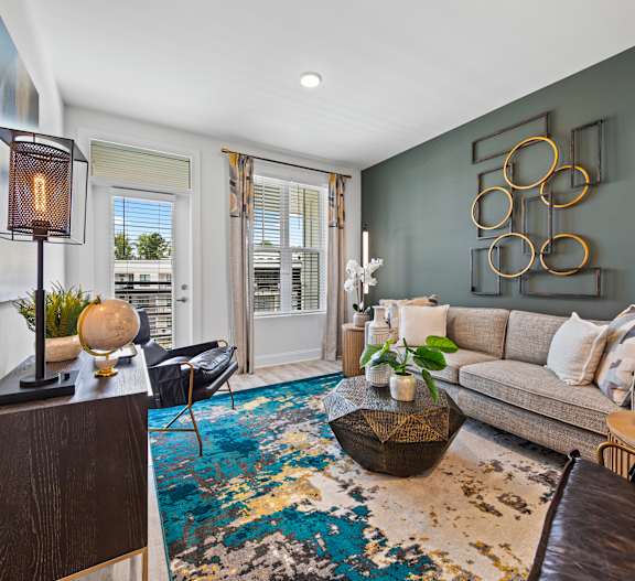 Beautiful Living Room at Views at Flowers, North Carolina