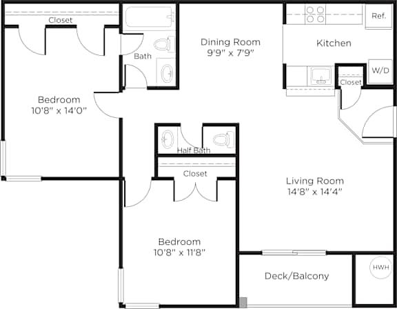 Floor Plan Birch – Standard Market