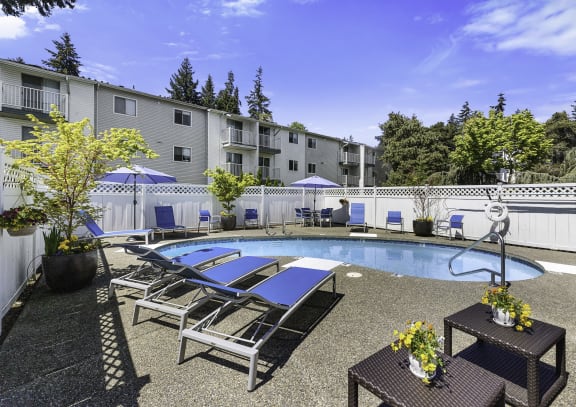 Pool With Sundecks at Park 212 Apartment Homes, Edmonds, 98026
