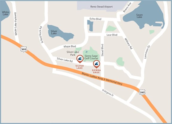a map of a street with a parking lot and a parking meter