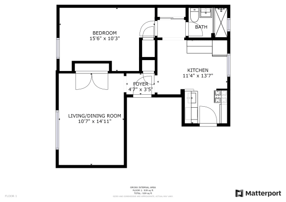 One Bedroom (3425-E1)