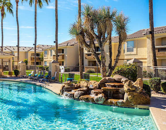 Sparkling resort-style swimming pool - Arrowhead Landing Apartments