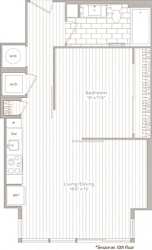 1 bedroom 1 bath D at Artline Apartments, Washington