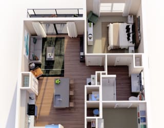 A2 Floor Plan at Presidium Revelstoke, Fort Worth