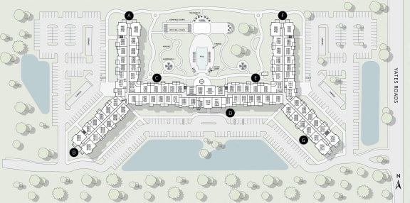 Site-Map at Heron Ridge 62+ Apartments, Florida, 34746