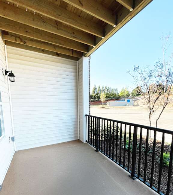 Included balcony at Falls at Meehan Apartments