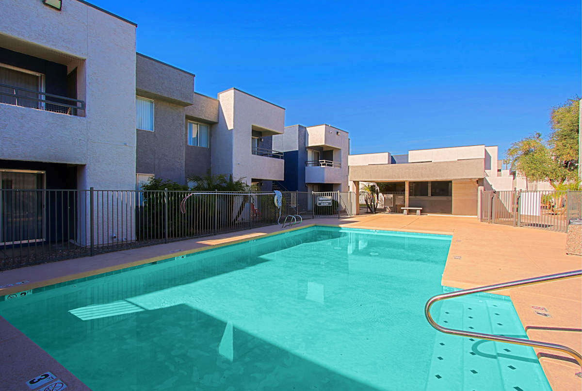Pool and poolside area at Paloma Village.