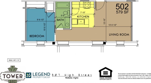 Floor Plan  Tower 507 - Unit 502