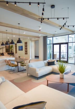 Beautiful clubhouse space at The Maven, Suwanee, GA