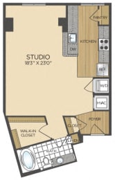 studio apartments in washington DC