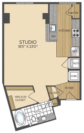 studio apartments in washington DC