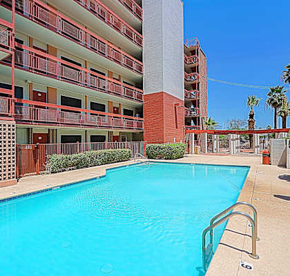 Swimming Pool View at Ambassador West Apartments, Phoenix, AZ