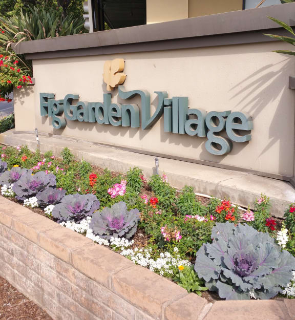 Fig Garden Village Monument Sign