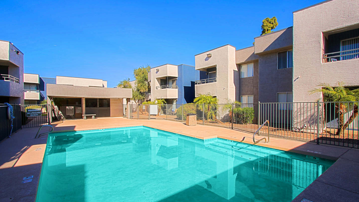 Pool and poolside area at Paloma Village.