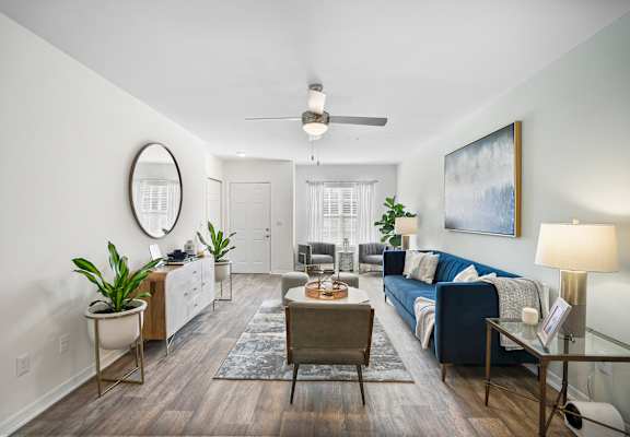 Modern Living Room at Country Club Lakes, Jacksonville, Florida