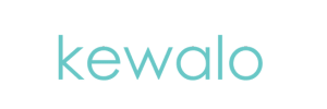 The image features the word "kewalo" in a light blue font.