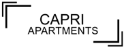 the logo for the carr apartments on a green background