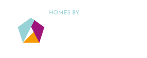 a logo for homes by packaged living
