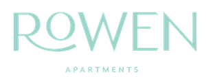 A logo for Rowen Apartments is displayed.