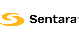Sentara logo at Compass at City Center, Newport News, Virginia