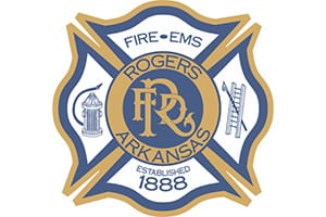 The image is of an EMS symbol with a medical figure in the center.