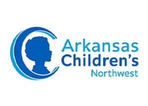 The image is a logo for an organization called Arkansas Children's Northwest.