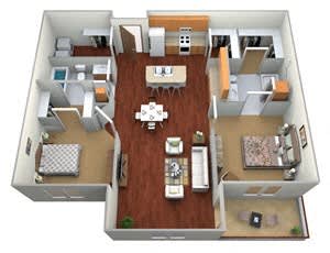 Floor Plan  2 Bed 2 Bath Floor Plan at Mezzo Apartments, Fargo, North Dakota