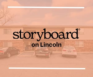 the storyboard parking lot with cars parked