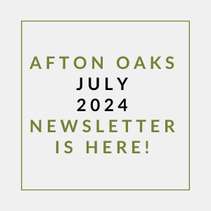 a poster with the words afford oaks july 2024 newsletter is here