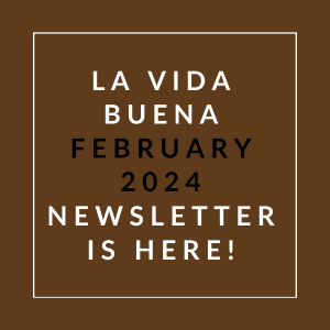 A green square with white text announcing the January 2025 newsletter.
