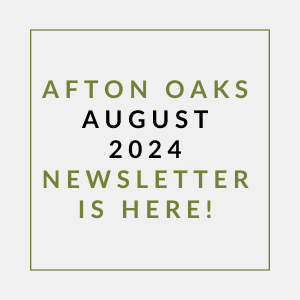 a poster with the words afford oaks august 2024 newsletter is here