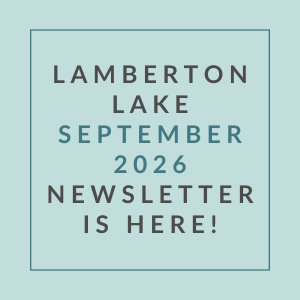 A newsletter for Lamberton Lake is available for September 2026.